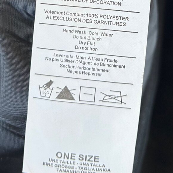 Rubie's Costume Black Skirt Size Small / Medium - Picture 8 of 8